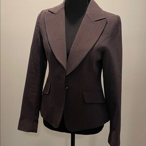 Michel USA Women’s Blazer Size S Brown Professional Business Career Preppy